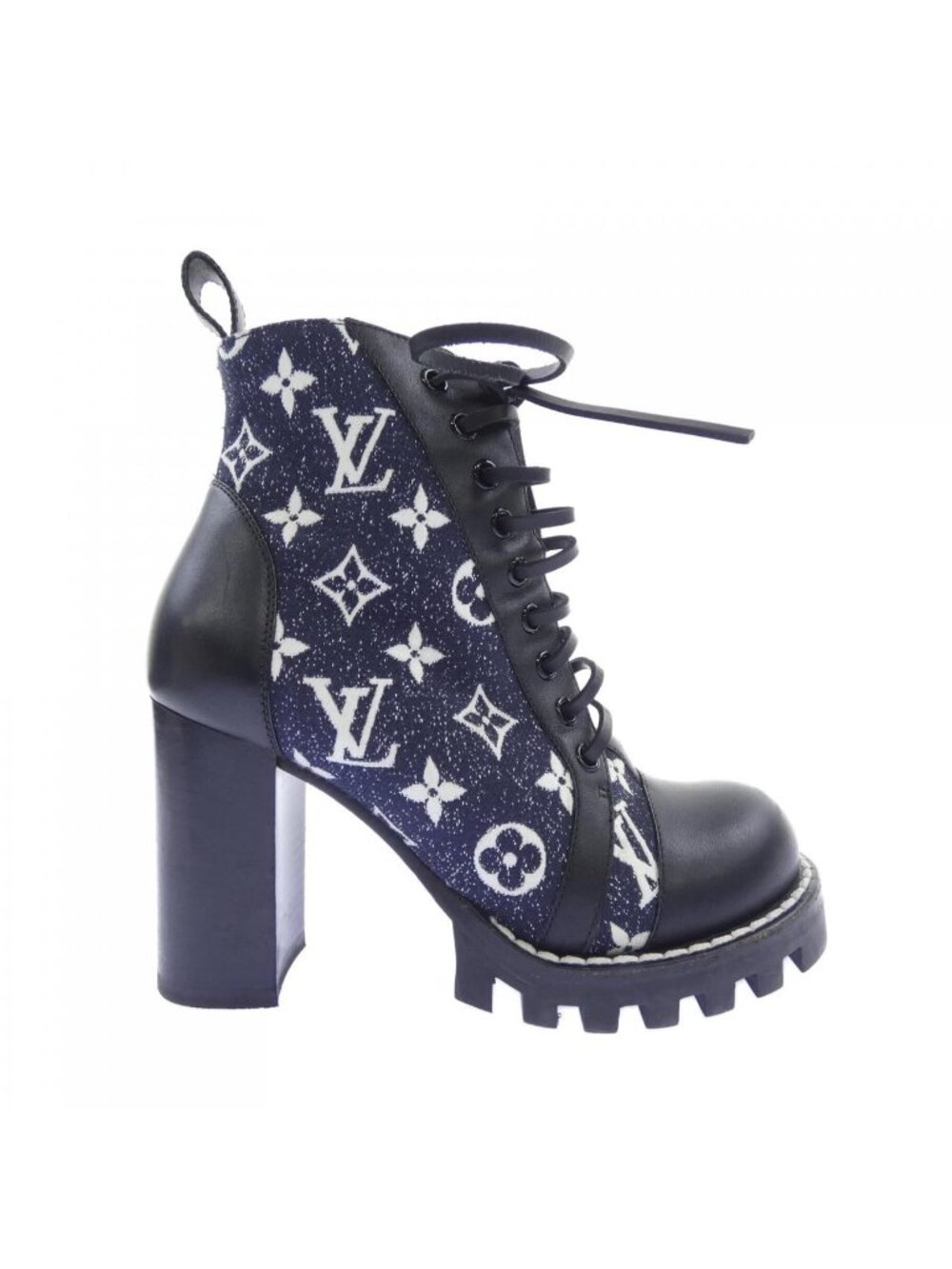 Louis Vuitton Monogram Denim Star Trail Line Boots